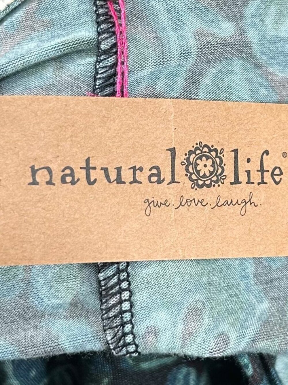 Natural Life NWT Green Blue Floral Soft Lightweight Dress Size S - Picture 8 of 11